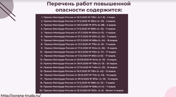 Работы повышенной опасности